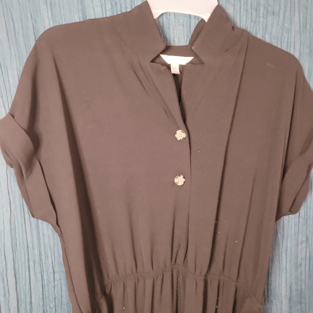 Black cover-alls